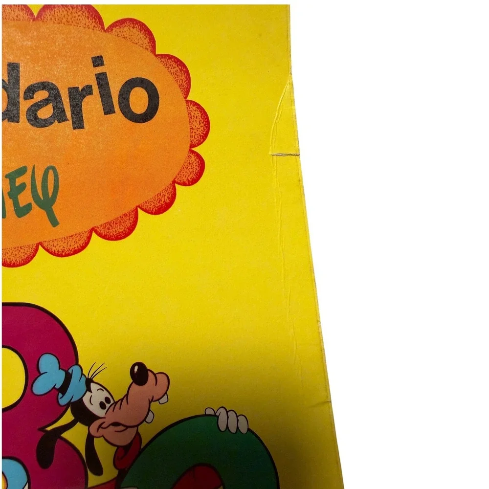 Rare Find!‎ Abecedario Disney Spanish Alphabet Book Ediciones Susaeta Spain 1971
